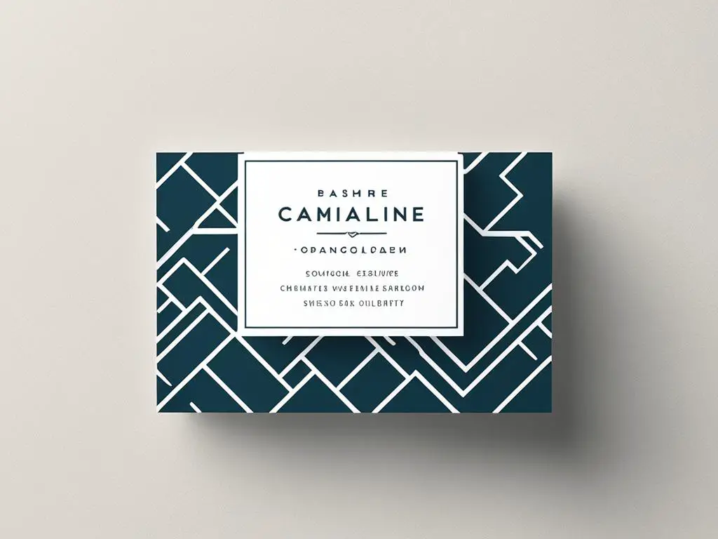 Professional Business Cards Typography